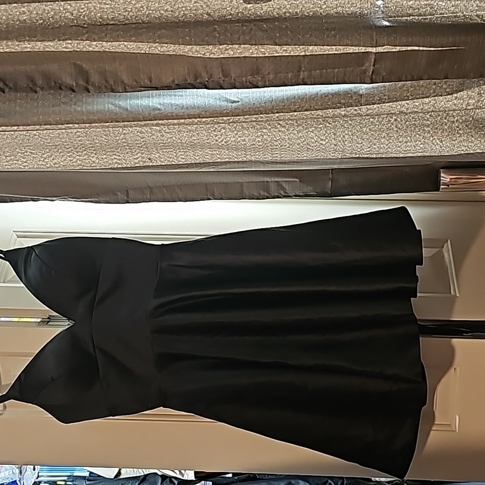 Black wedding dress size 8